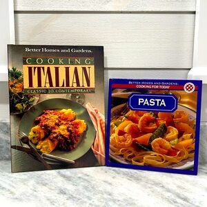 2 Italian cookbooks